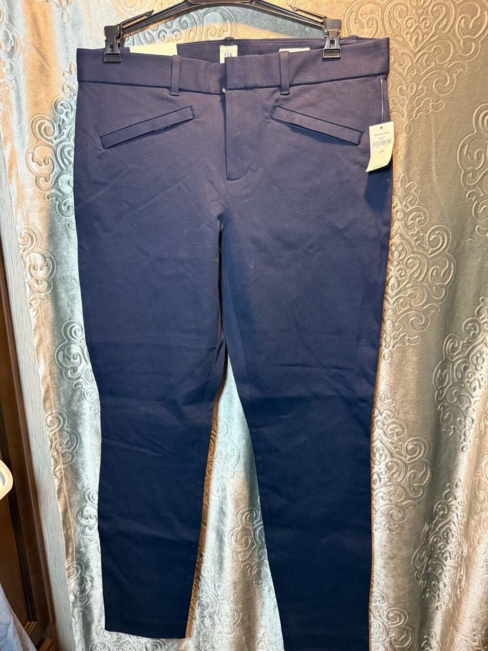 NWT Gap Skinny Ankle Pants Navy Blue Size 6R